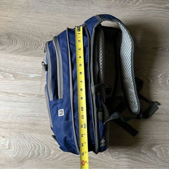 FŪL Day BACKPACK Padded Waterproof Cooler Compartment Multi Pockets Blue - Picture 15 of 16